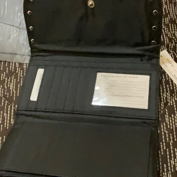 Black Studded Wallet - Picture 4 of 5
